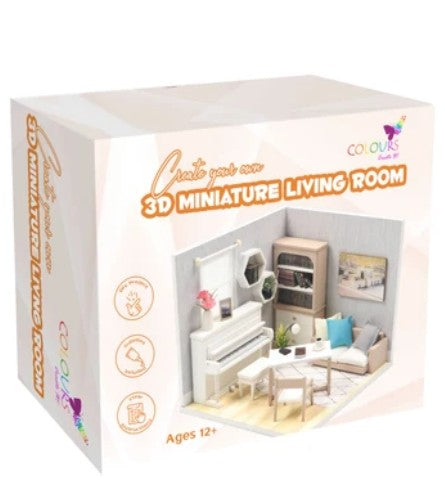 Colours Crafts Miniature Living Room Kit