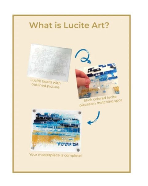Colours Crafts Lucite Art Yerushalayim
