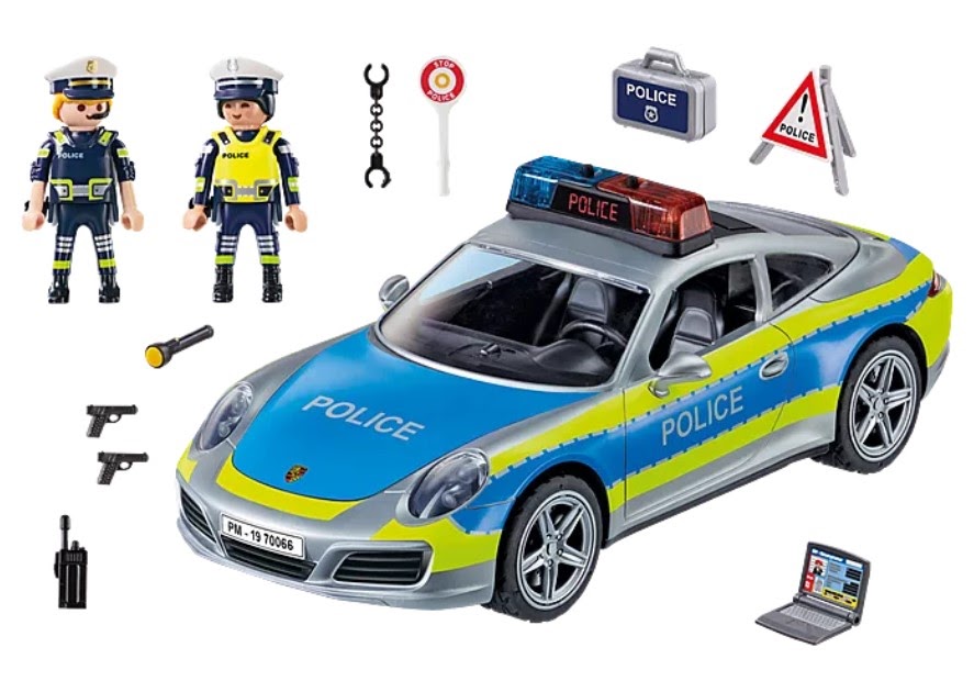 Playmobil Porsche 911 Carrera 4S Police
