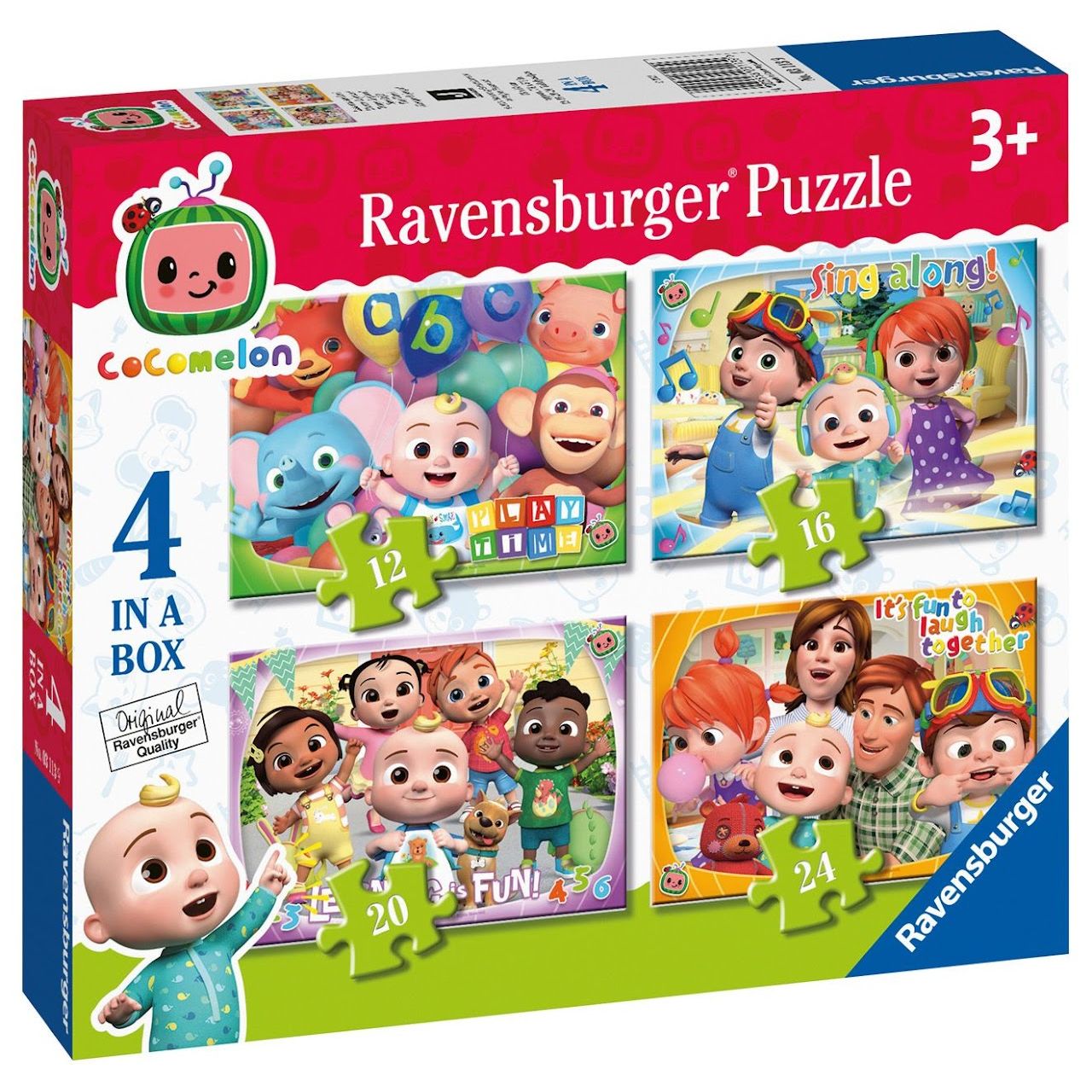 4 in 1 Cocomelon Puzzle