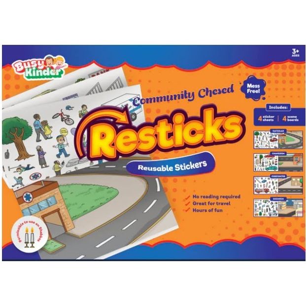 Chessed Reusable Stickers