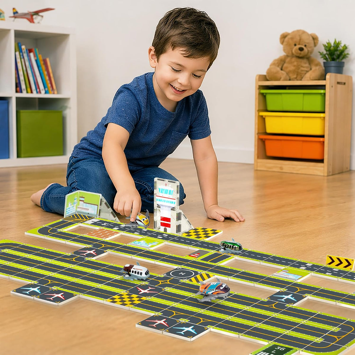 Playmags Airport Set 100 Pieces