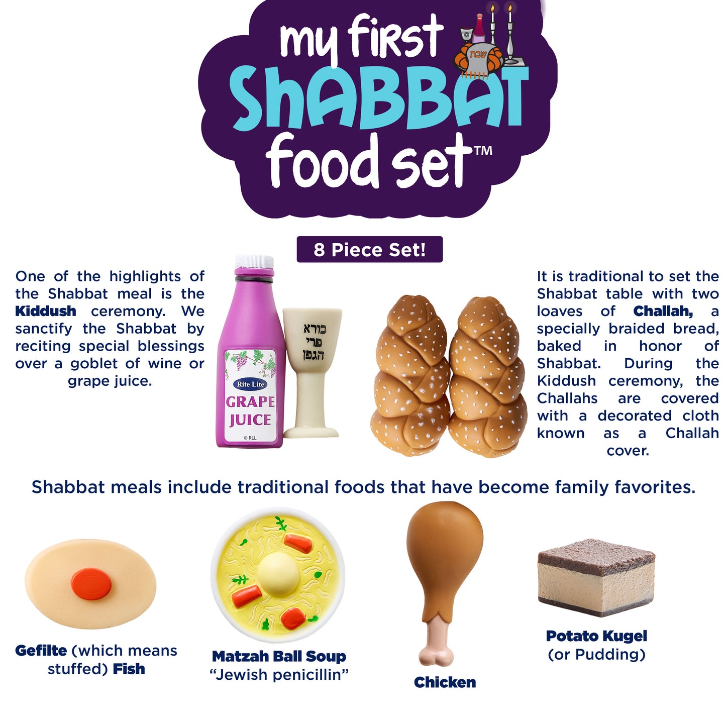 My First Shabbos Food Set