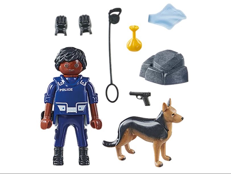 Playmobil Policeman With Dog