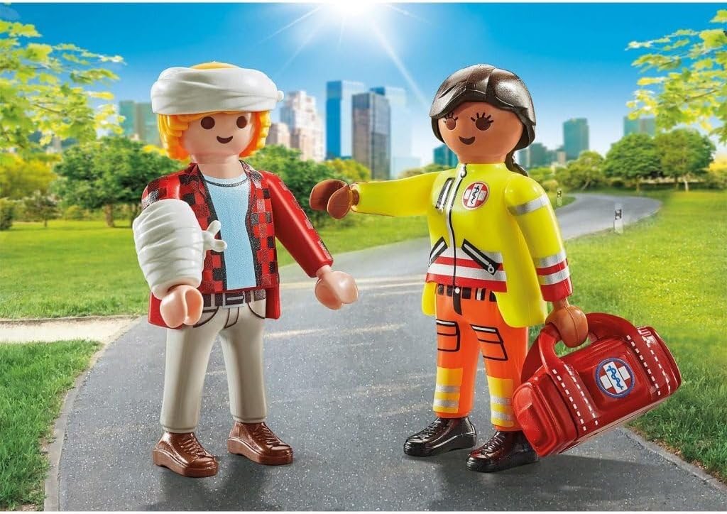 Playmobil Duo Pack Paramedic With Patient