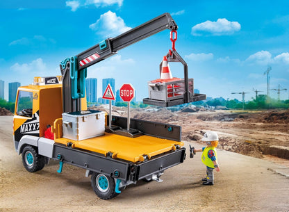 Playmobil Construction Truck With Crane