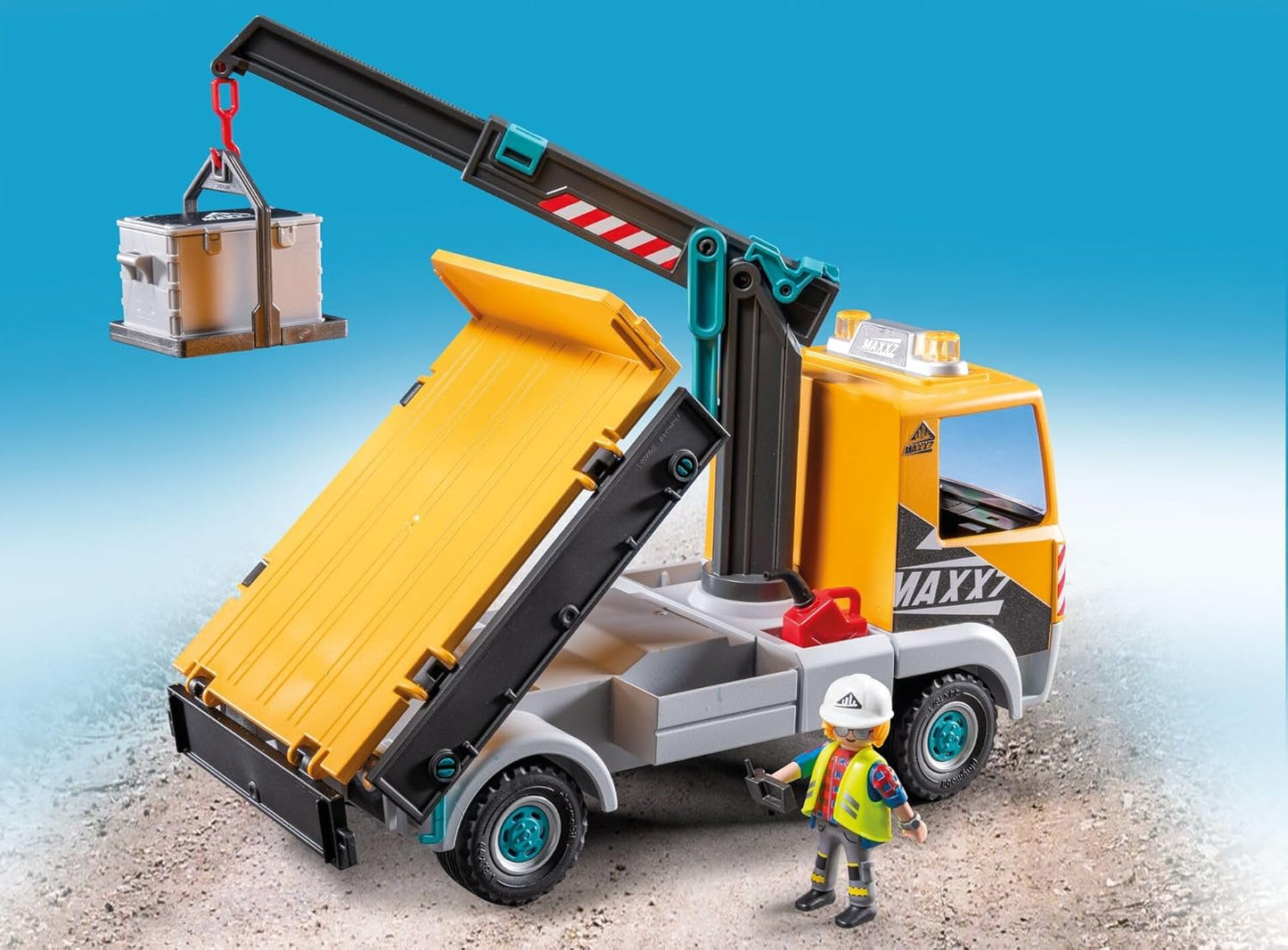 Playmobil Construction Truck With Crane