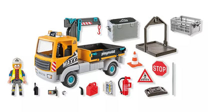 Playmobil Construction Truck With Crane