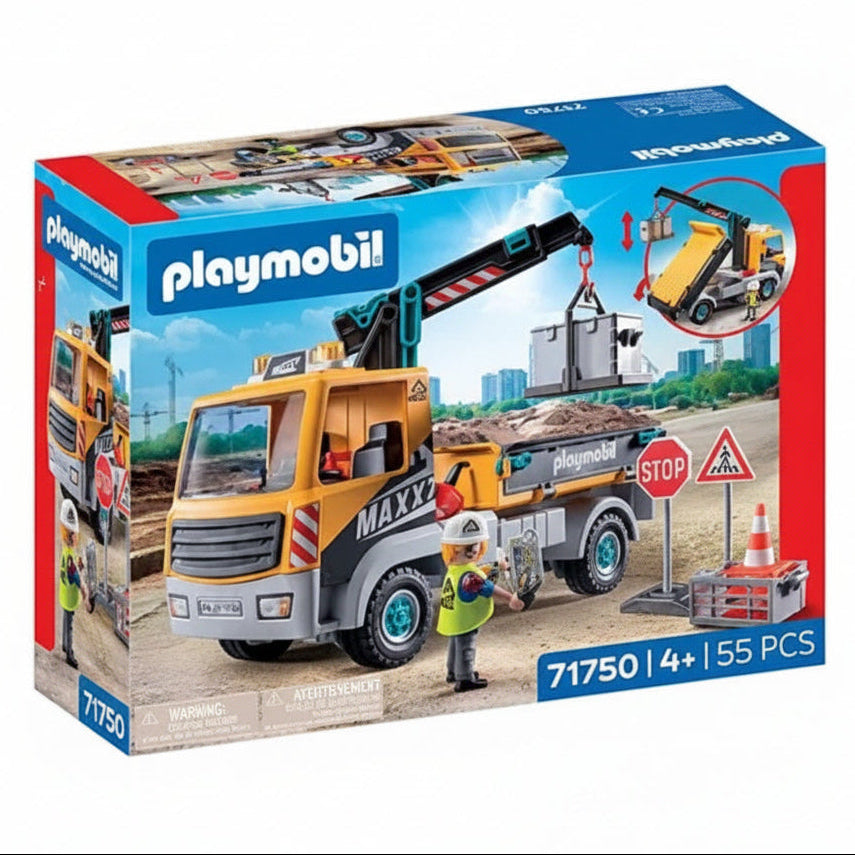 Playmobil Construction Truck With Crane
