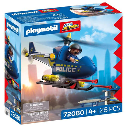 Playmobil City Action Police Helicopter (New Style)