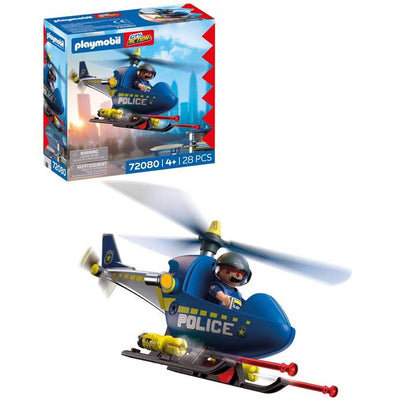 Playmobil City Action Police Helicopter (New Style)