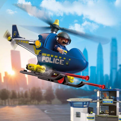 Playmobil City Action Police Helicopter (New Style)