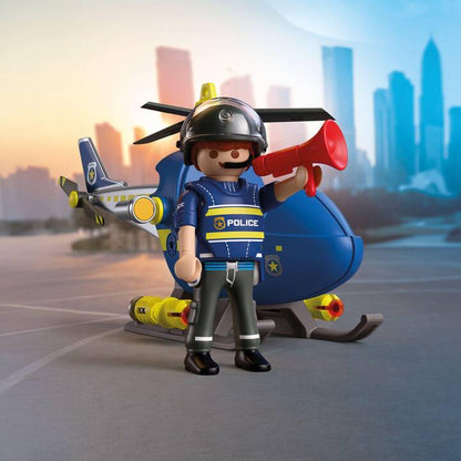 Playmobil City Action Police Helicopter (New Style)