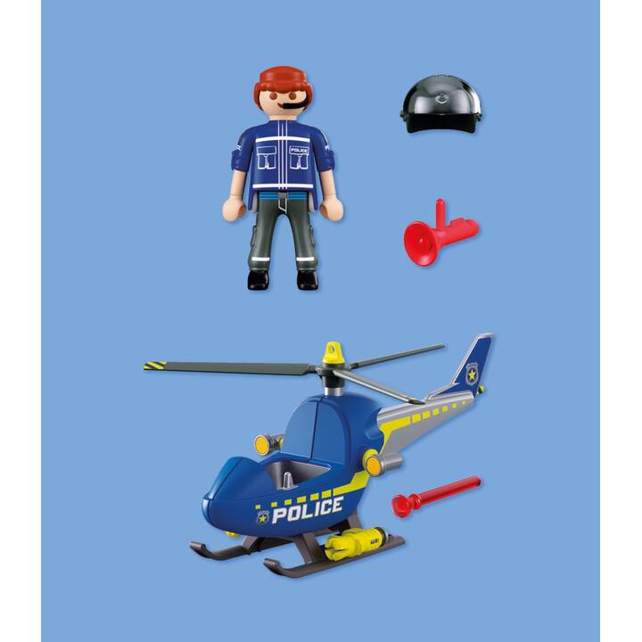 Playmobil City Action Police Helicopter (New Style)