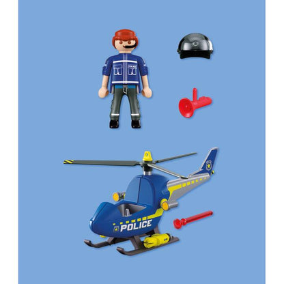 Playmobil City Action Police Helicopter (New Style)