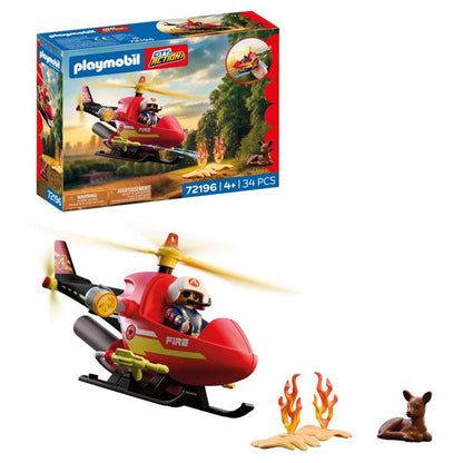 Playmobil City Action Firefighting Helicopter (New Style)