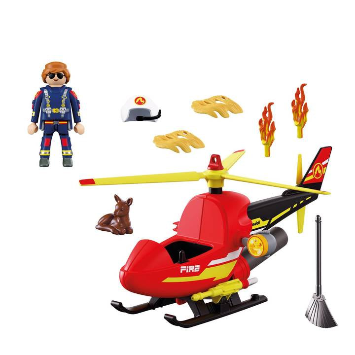 Playmobil City Action Firefighting Helicopter (New Style)