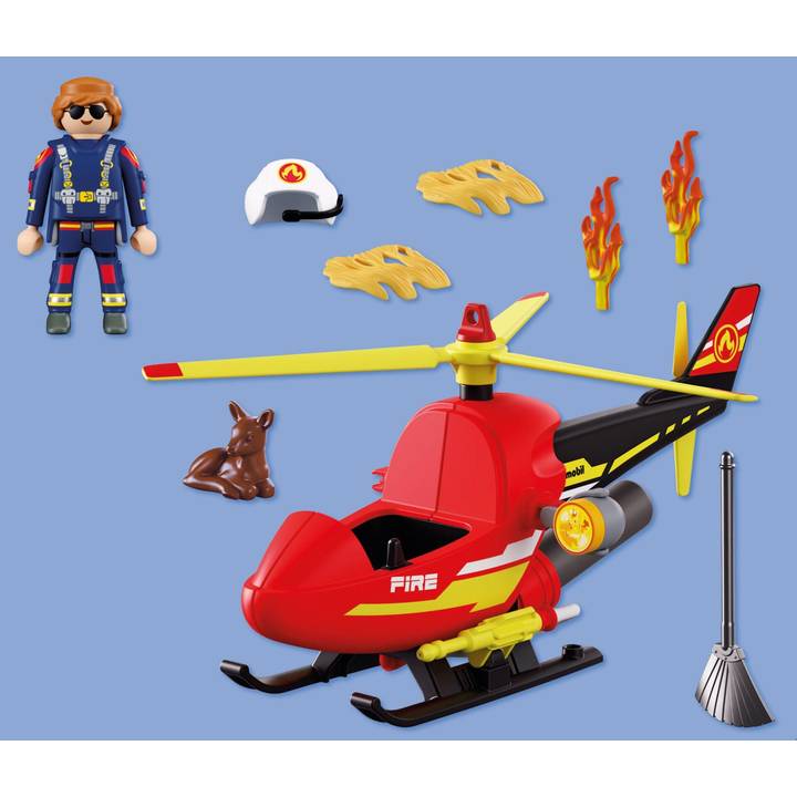 Playmobil City Action Firefighting Helicopter (New Style)