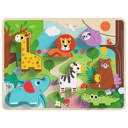 Wooden Animal Chunky Puzzle 2