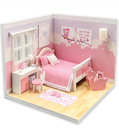 Colours Crafts 3D Miniature Bedroom Kit