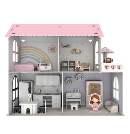 Colours Crafts 3D Dollhouse Foam Puzzle Dollhouse