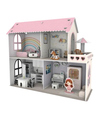 Colours Crafts 3D Dollhouse Foam Puzzle Dollhouse