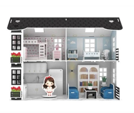 Colours Crafts 3D Dollhouse 2 Foam Puzzle Dollhouse