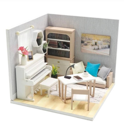 Colours Crafts Miniature Living Room Kit