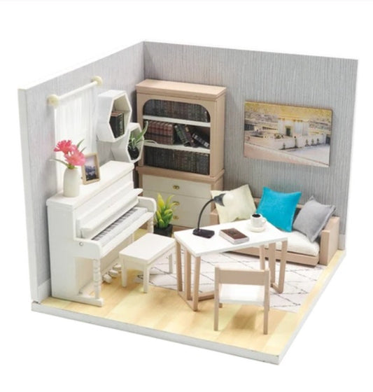 Colours Crafts Miniature Living Room Kit
