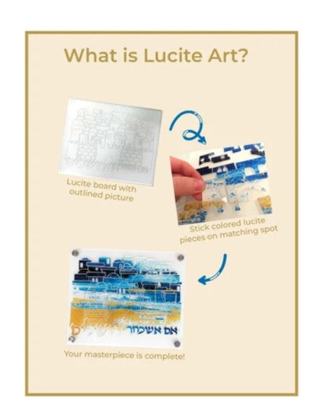 Colours Crafts Lucite Art Beis Hamikdash