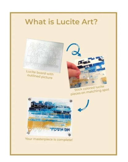 Colours Crafts Lucite Art Beis Hamikdash
