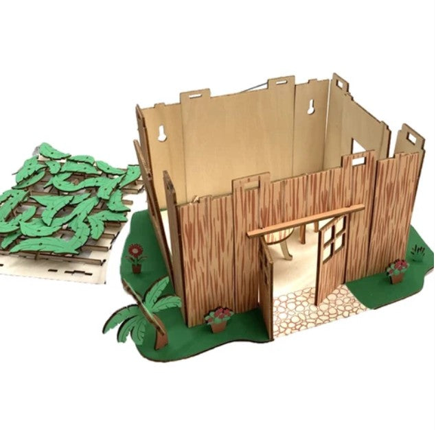 Colours Crafts 3D Wooden Sukkah Puzzle