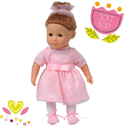 Dolls World Charlotte Pink Ballerina Doll