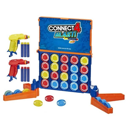Connect 4 Blast with Nerf Blasters