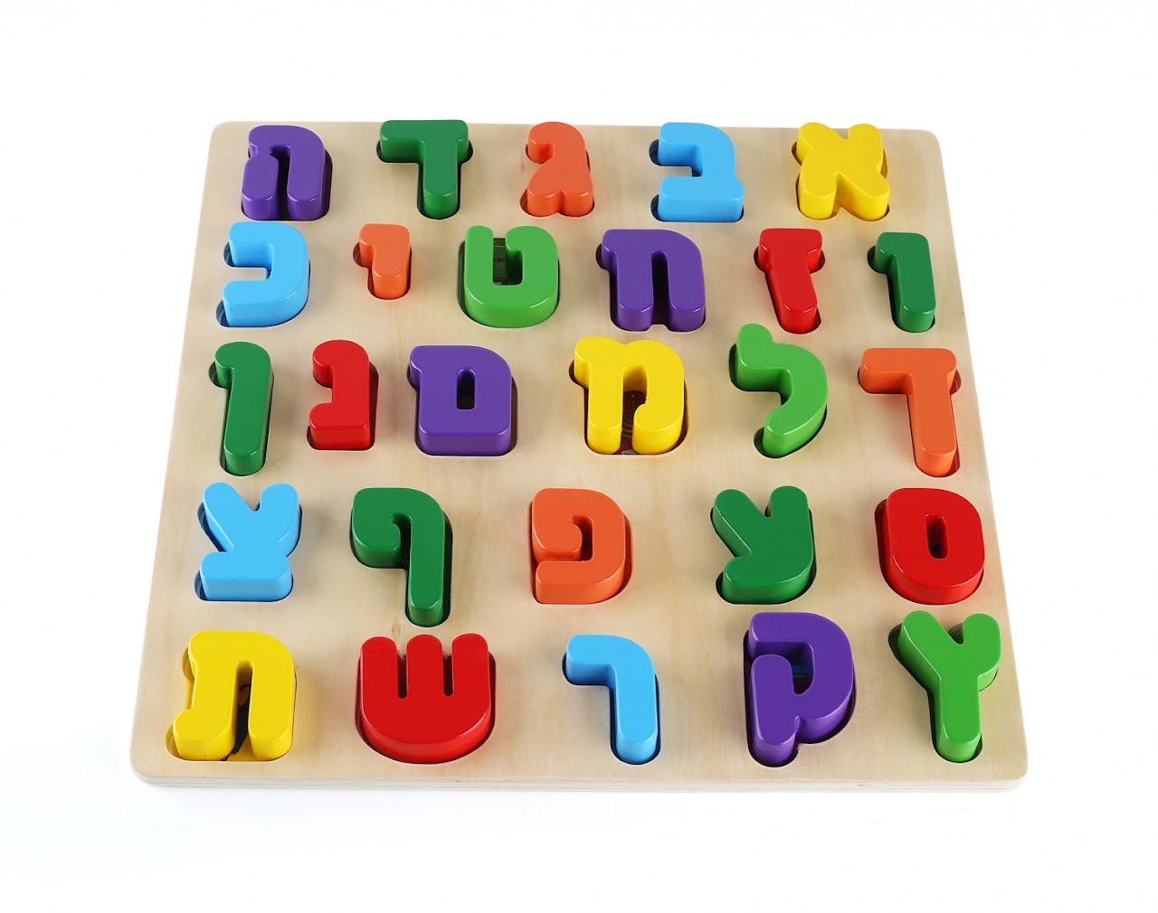 Wooden Puzzle Aleph Beis
