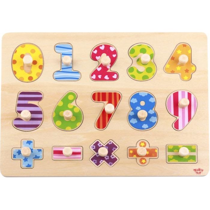 Wooden Number Puzzle