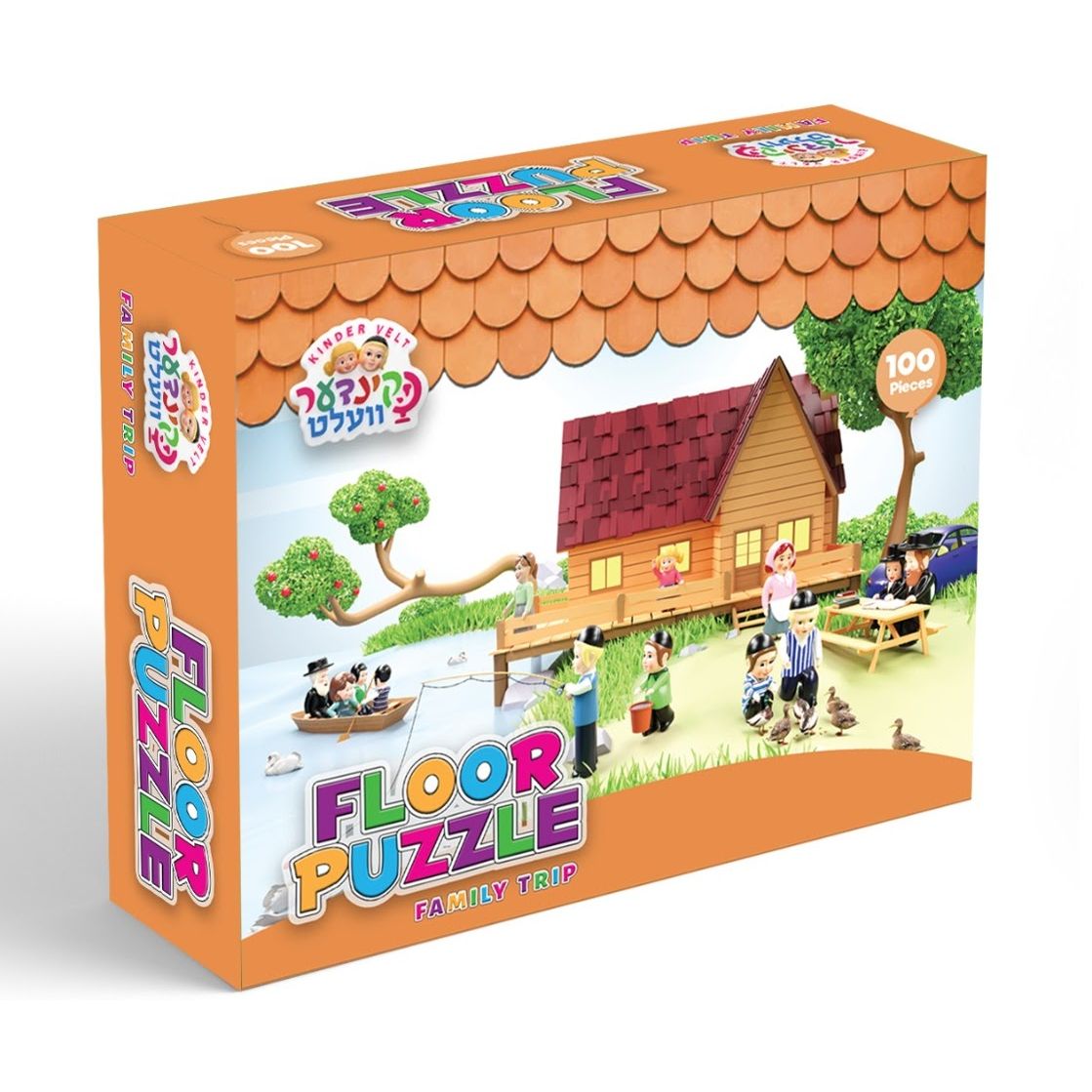 Kinder Velt Puzzle Family Trip 100