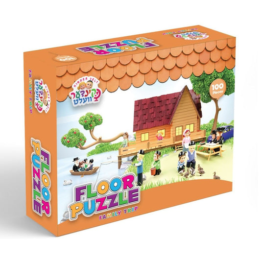 Kinder Velt Puzzle Family Trip 100