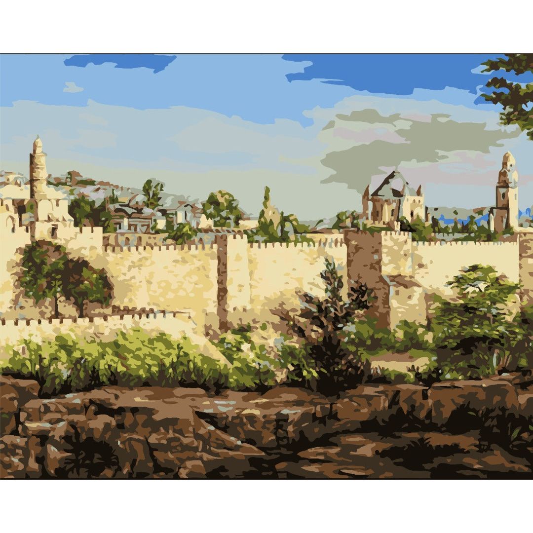 Walls of Jerusalem - Paint By Number