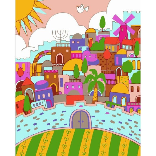 Surreal Jerusalem - Paint By Number