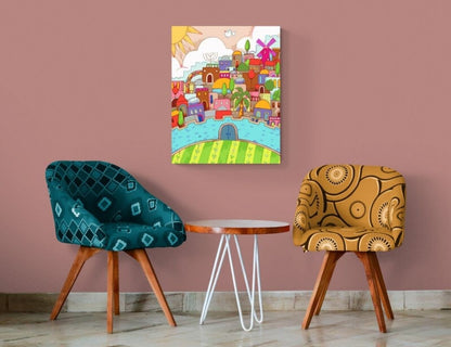Surreal Jerusalem - Paint By Number
