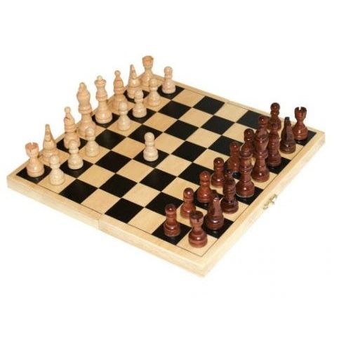 Wooden Folding Chess Set