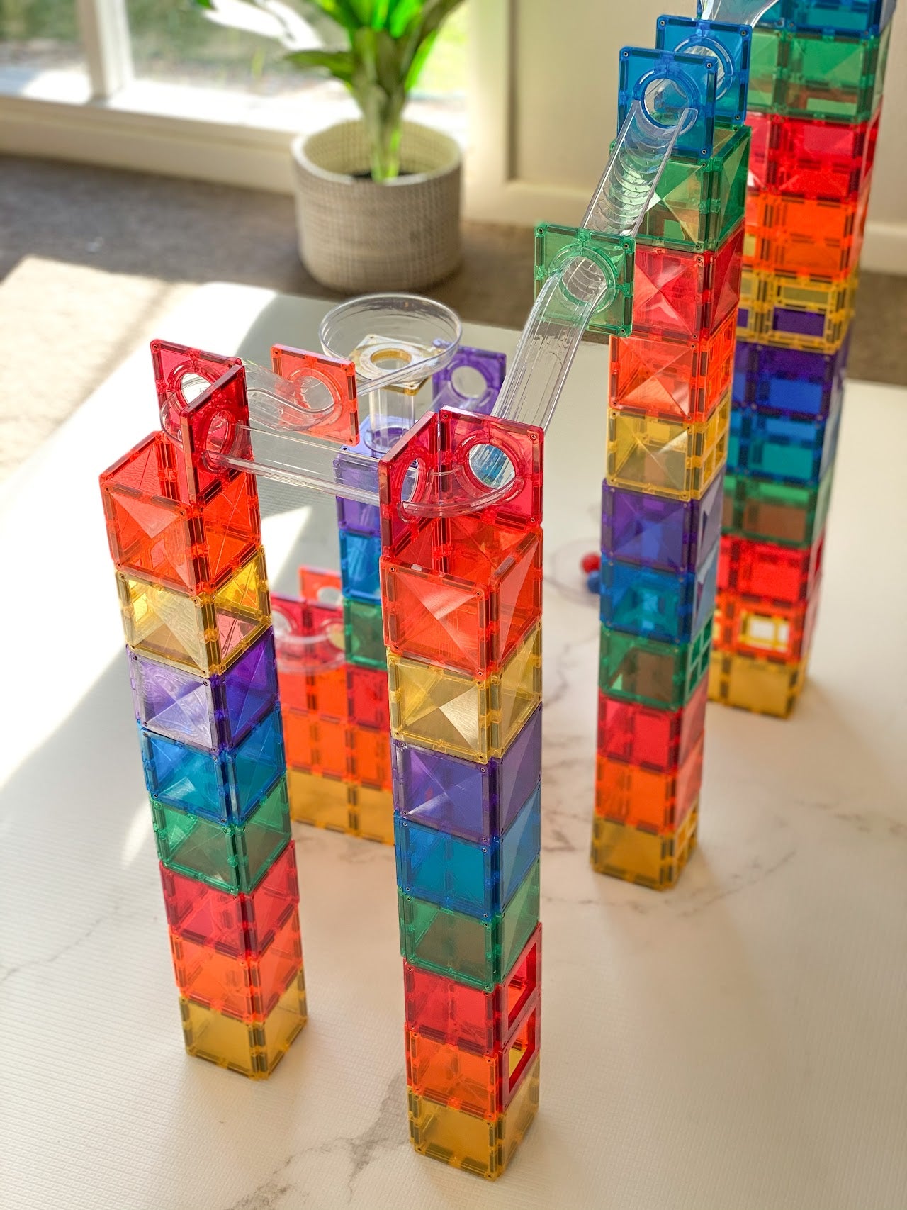 Connetix Marble Run 92 Piece Ball Run