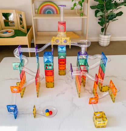 Connetix Marble Run 92 Piece Ball Run