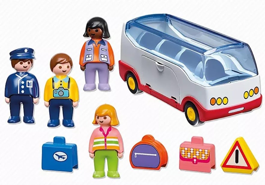 Playmobil 1.2.3 Airport Shuttle Bus