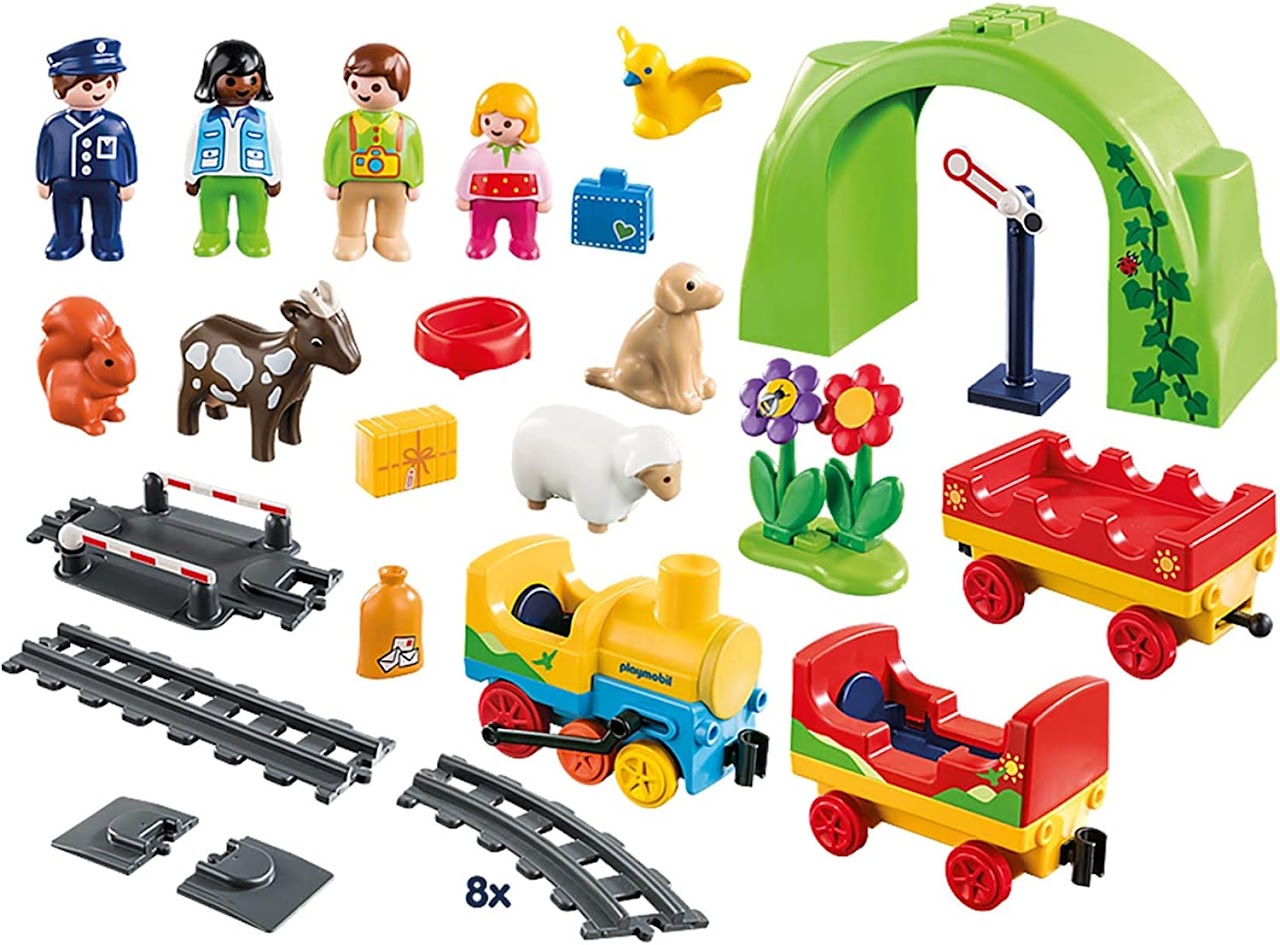Playmobil 1.2.3 My First Train Set