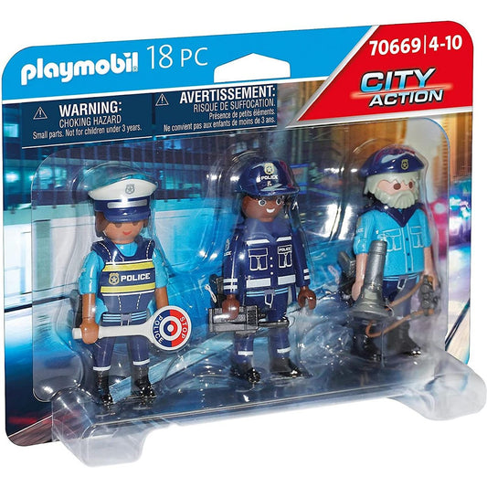 Playmobil City Action Police Figure Set