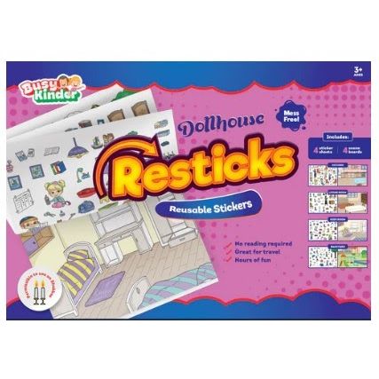 Dollhouse Reusable Stickers
