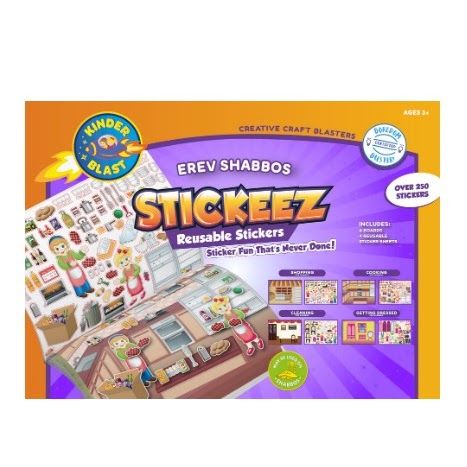 Erev Shabbos Reusable Stickers