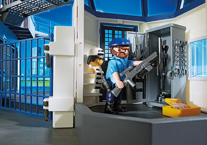 Playmobil City Action Police Headquarters With Prison